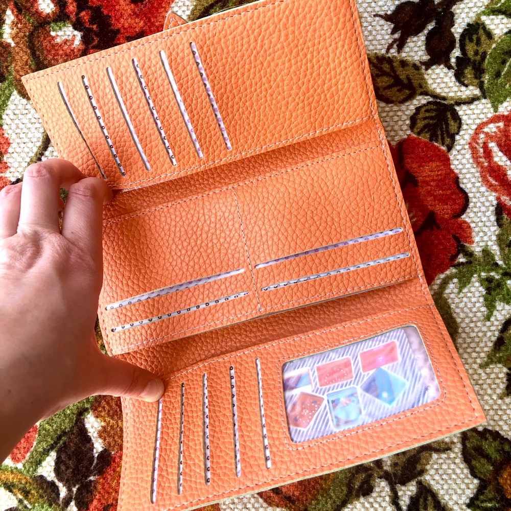 Orange Wallet - Picture 2 of 4